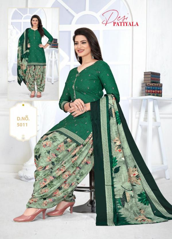 Ganesha Desi Patiyala Vol-5 Cotton Designer Readymade Suit